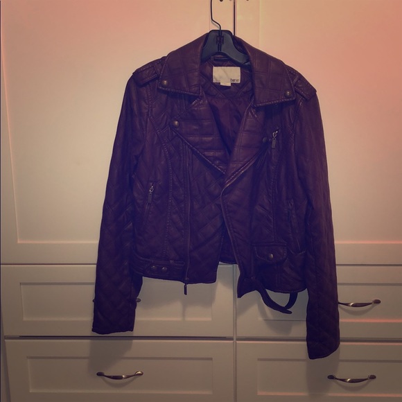 Burgundy Leather Jacket as seen on Teen Wolf! - Picture 5 of 7